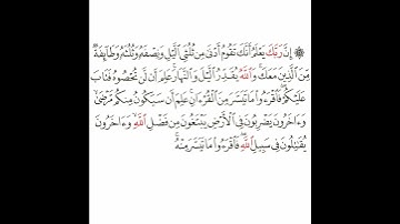 سورة المزمل 4 القسم الرابع تكرار كيفي من .. إن ربك يعلم أنك تقوم .. إلى .. فاقرؤوا ما تيسر منه