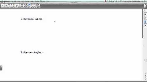 PreCalc 11: 3.1 Angles and their Measure