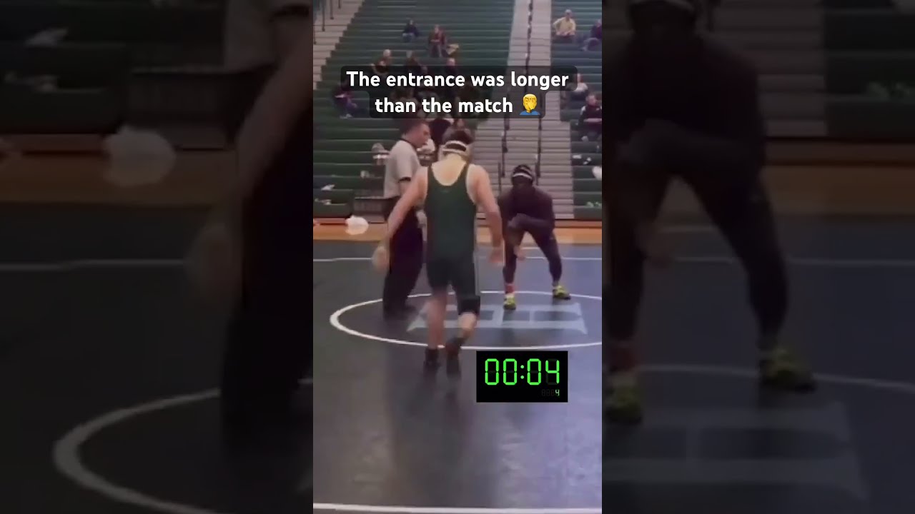 One Of The Fastest Wrestling Matches You Will Ever See Shorts