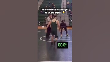 One of the fastest Wrestling Matches you will ever see 😱💪 #shorts