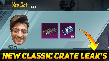 NEW CLASSIC CRATE IN BGMI - SAMSUNG,A3,A5,A6,A7,J2,J5,J7,S5,S6,S7,59,A10,A20,A30,A50,A70