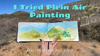 ART VLOG ☀️  OUTDOOR WATERCOLOR PAINTING UNDER A JUNIPER TREE IN ARIZONA by Heid Horch 61 views 3 years ago 10 minutes, 56 seconds