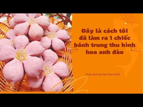 Video Cách làm bánh trung thu ngàn lớp hình hoa Anh Đào - YouTube