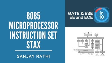 8085 Microprocessor Instruction Set STAX | GATE & ESE (EE, ECE) | Sanjay Rathi