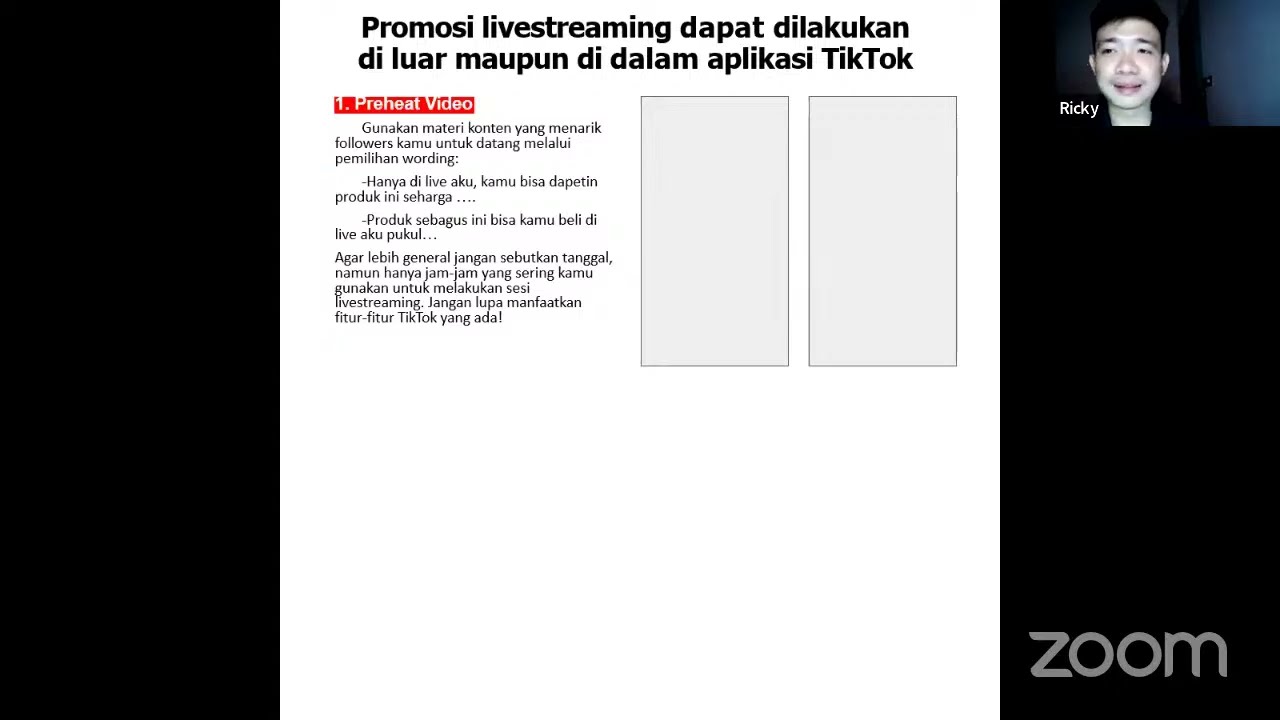 Live Streaming TikTok Viral Bersama Ricky Irawan