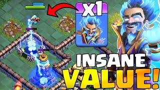 GENIUS Electrofire Wizard Gets INSANE Value! | Clash of Clans Builder Base 2.0