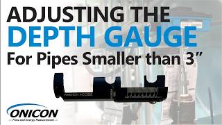 ONICON Insertion Electromagnetic Flow Meter | Adjusting Depth Gauge & Meter in Pipes Less than 3
