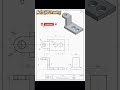 AutoCAD Drawing Practice 🔥👍#short #viral #ytshorts #video