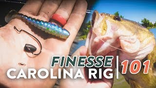 The 'Finesse' Carolina Rig | Catch MORE Fish When The Bite Is Tough