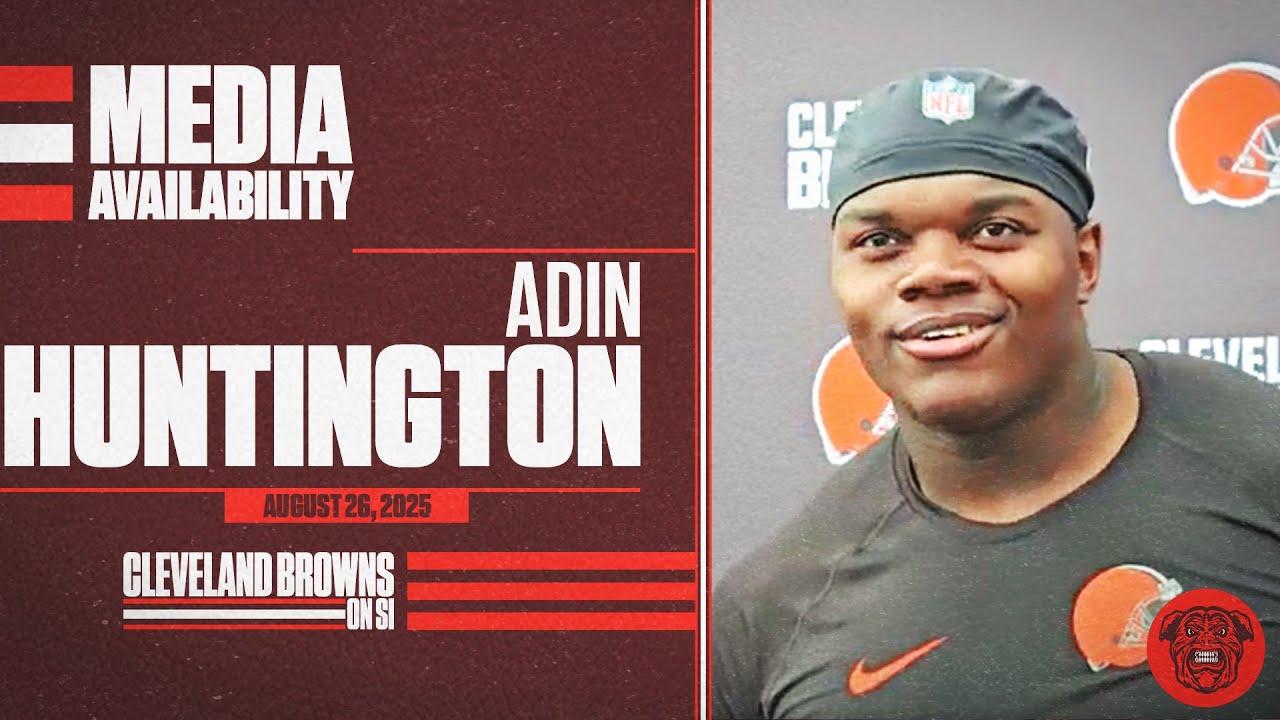 Cleveland Browns UDFA Adin Huntington Talks for First Time Since Making Browns 53 Man Roster