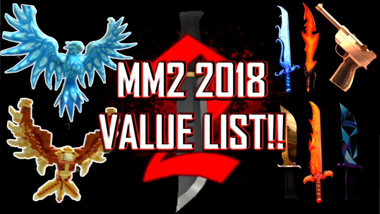 New Mm2 Value List Update Youtube - roblox value list robux