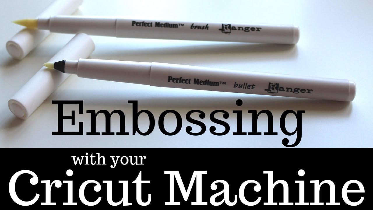 Embossing Pen and Cricut? Surely someone has tried this already, right? I  used a Ranger 1mm marker - which is virtually the same barrel/tip as the  regular 1 mm Cricut markers. 