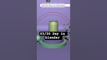 Day 3 in blender create a soda can render #30daychallenge #blenderanimation #productrender