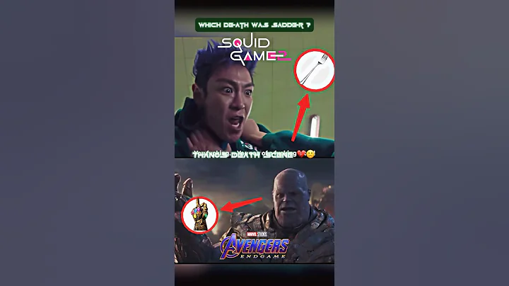 SQUID GAME SEASON 2 | THANOS DEATH 💀 #squidgame