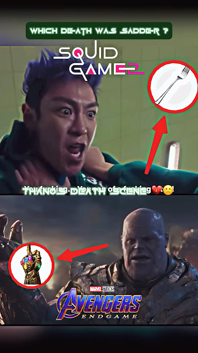 SQUID GAME SEASON 2 | THANOS DEATH 💀 #squidgame