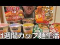 【実写】1週間カップ麺しか食べれない生活させ栄養失調で死なそうとしたが子供の頃育児放棄されカップ麺しか食べてなかった経験が役に立ち生き残った