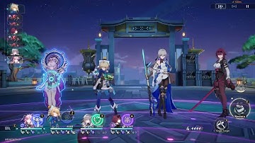 Honkai  Star Rail - Swarm Disaster V - Difficulty V - Fu Xuan, Lynx, Bronya & Kafka - DOT Team