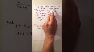 10-2 arithmetic series finding unknown