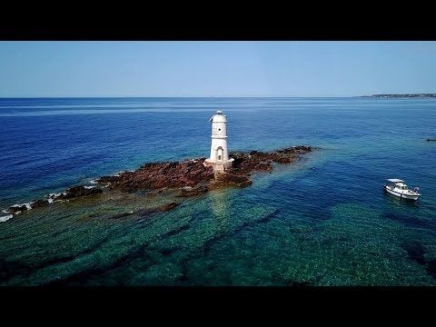 Sardegna Faro E Scoglio Del Mangiabarche Calasetta Riprese Con Il Drone Youtube