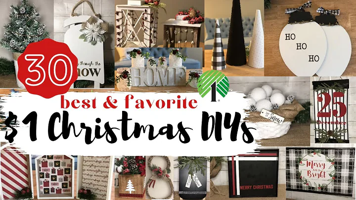 30 DOLLAR TREE CHRISTMAS DIYS you must try 2021 | GORGEOUS HIGH END DECOR | Christmas WOWs