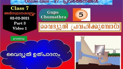 Class 7 Basic science unit 5 Vidyuthi pravahikkumbol part 3 video 1