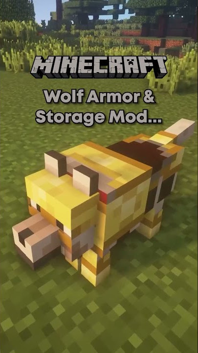 Minecraft Wolf Armor Mod!