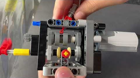 Motorized Gear Box using Lego Technic with Drive-Neutral-Reverse (D-N-R) Mechanism