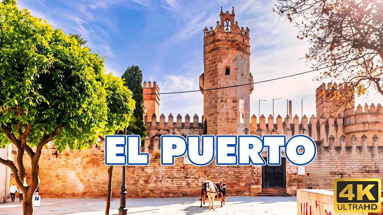 Walking Tour of El Puerto de Santa María | Cádiz, Andalusia, Spain in 4K
