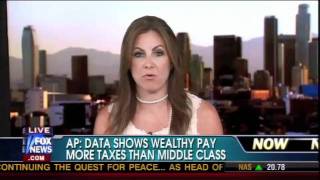 Wealthy Pay More Taxes Than Middle Class - Leslie Marshall on America Live w/ Megyn Kelly 9/20/11