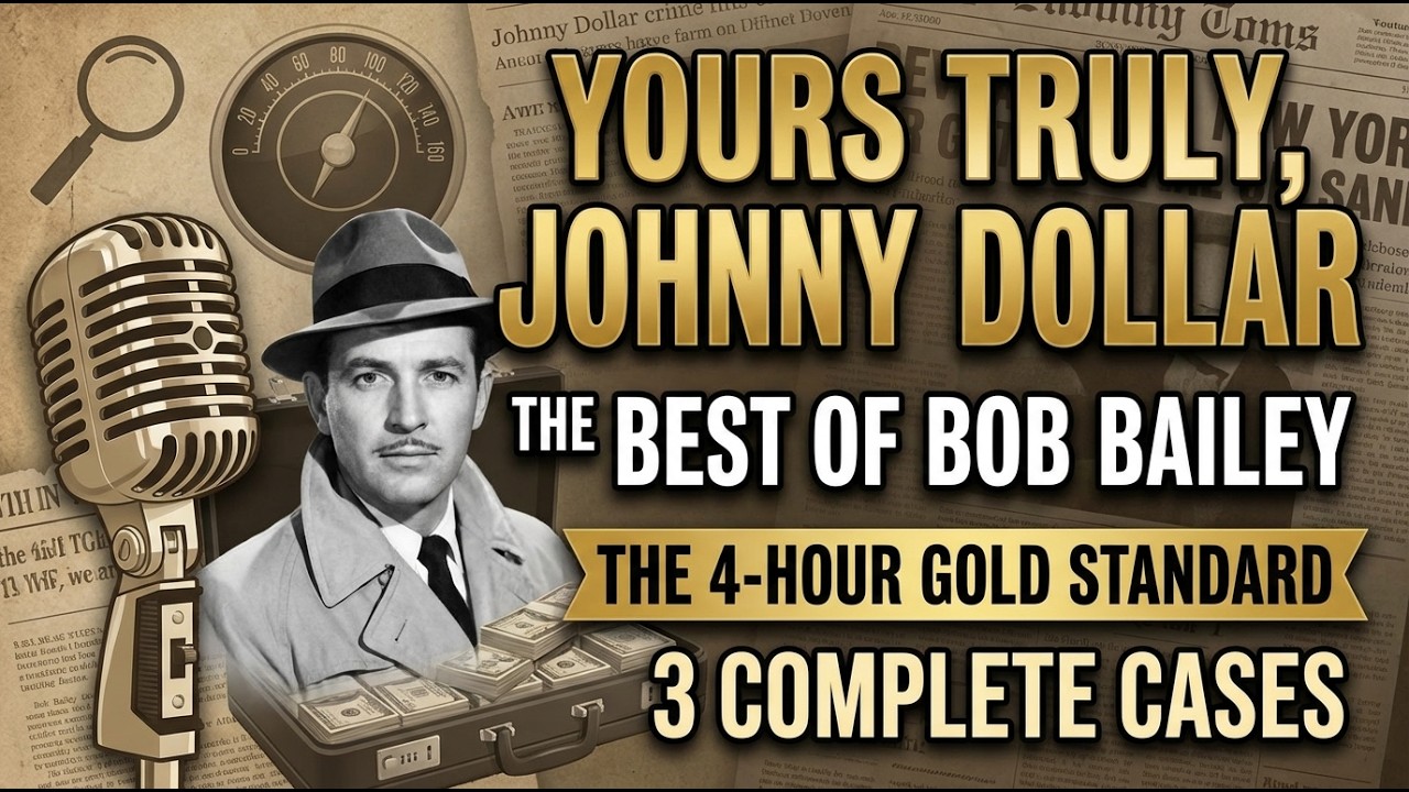Yours Truly, Johnny Dollar | The Best of Bob Bailey: 3 Sagas | Studio-Grade Sound | No Static