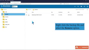 How to Remove a Backup File from Your DirectAdmin   HostNamaste