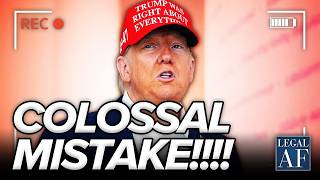 Trump makes COLOSSAL MISTAKE as He’s Hit with BRUTAL BACKFIRE