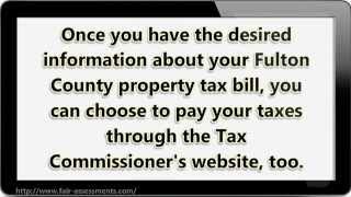 Know Your Fulton County Property Tax In Two Ways 404-618-0355