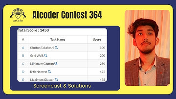 Atcoder Beginner Contest 364 | Contest Screencast & Solution | Armaan Dutt