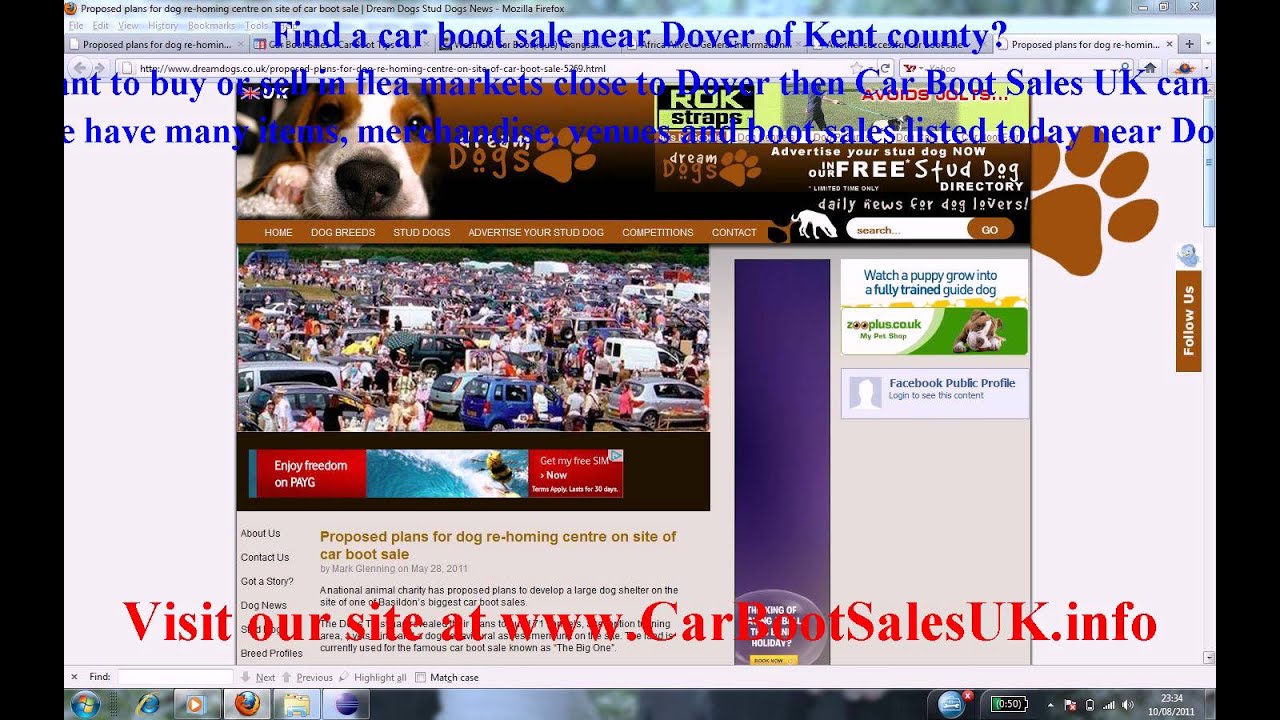boot sale website