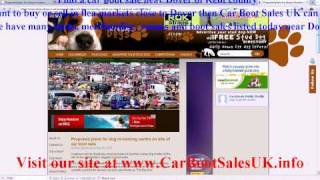 Car Boot Sales Dover | Flea Market Sites Kent