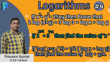 Logarithms Part - 4 | Logarithms Problems | Class 10 | Class 9 |