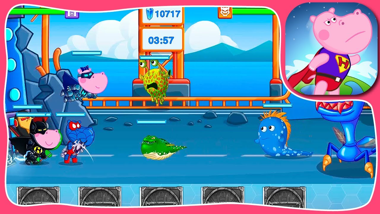 Hippo Superhero for Kids 🔴 #19 | GAMES FOR KIDS | AnyGameplay