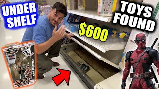 RARE ITEM found UNDER THE TARGET SHELVES! - Flea Market TOY HUNT