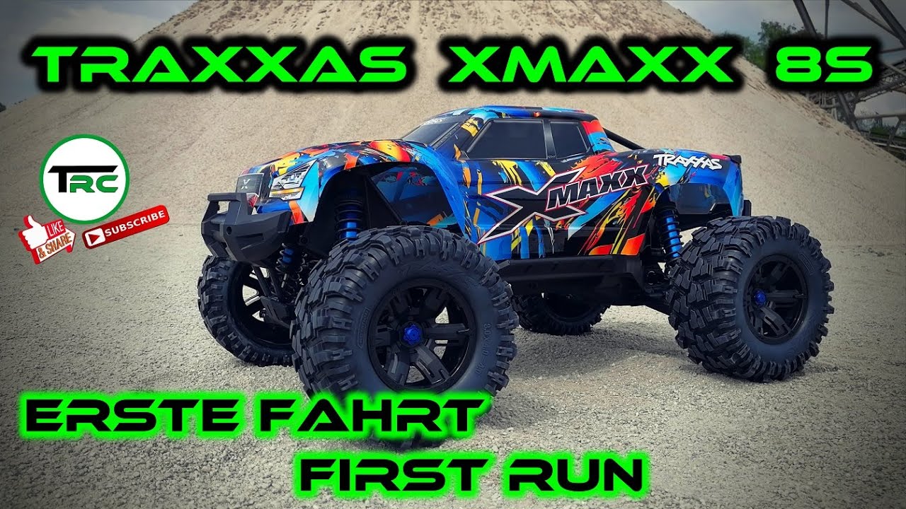 Die erste Fahrt mit dem Traxxas X-Maxx 8S - First Run with the Traxxas ...