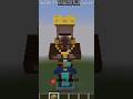 I buiild a big statue of villagar funny momentsminecraft  viral shorts short short.