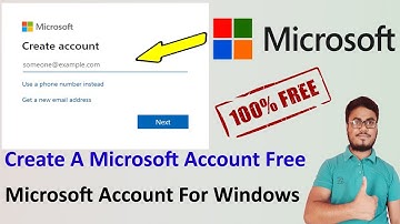 How To Create A Microsoft Account Free 2022 | Create Microsoft Account Free In Windows 10 | In Hindi