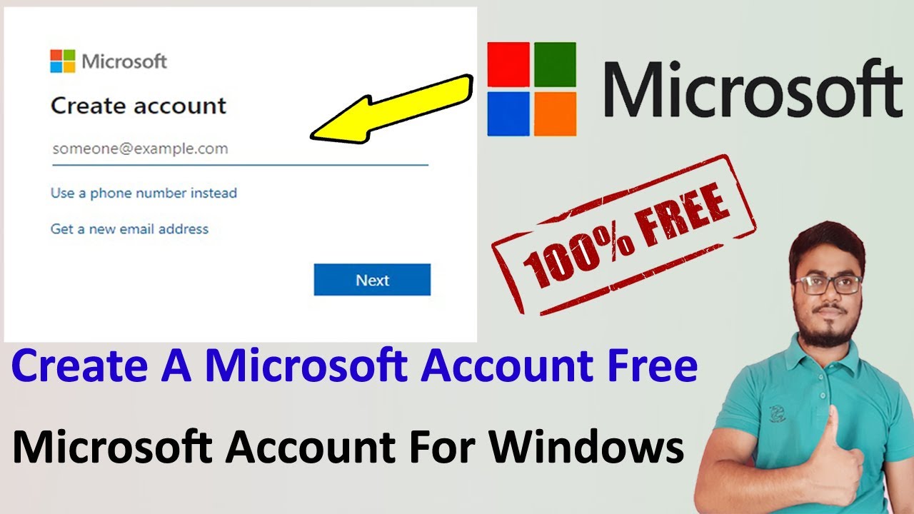 How To Create A Microsoft Account Free 2020 Create Microsoft Account