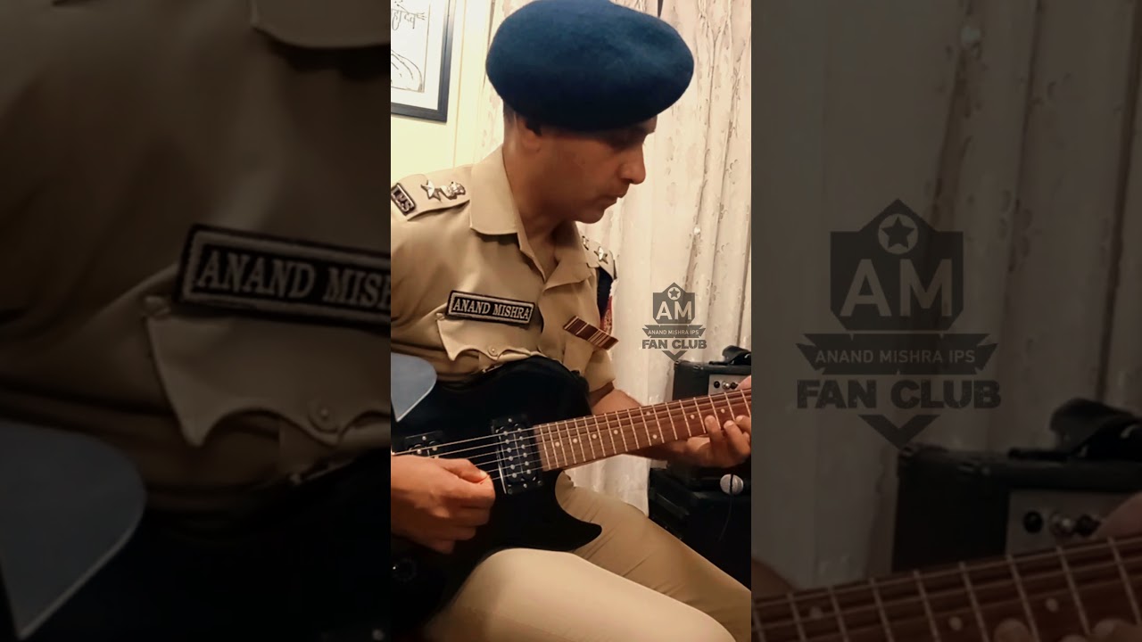 Anand Mishra IPS playing Guitar | Patroller Cop