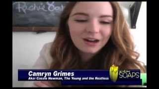 Camryn Grimes aka  Cassie Newman Y&R remembering Ms C