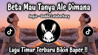 BETA MAU TANYA ALE DIMANA 🎵 LAGU TIMUR TERBARU | ANGIN - DODDIE LATUHARHARY COVER VIRAL TIKTOK !