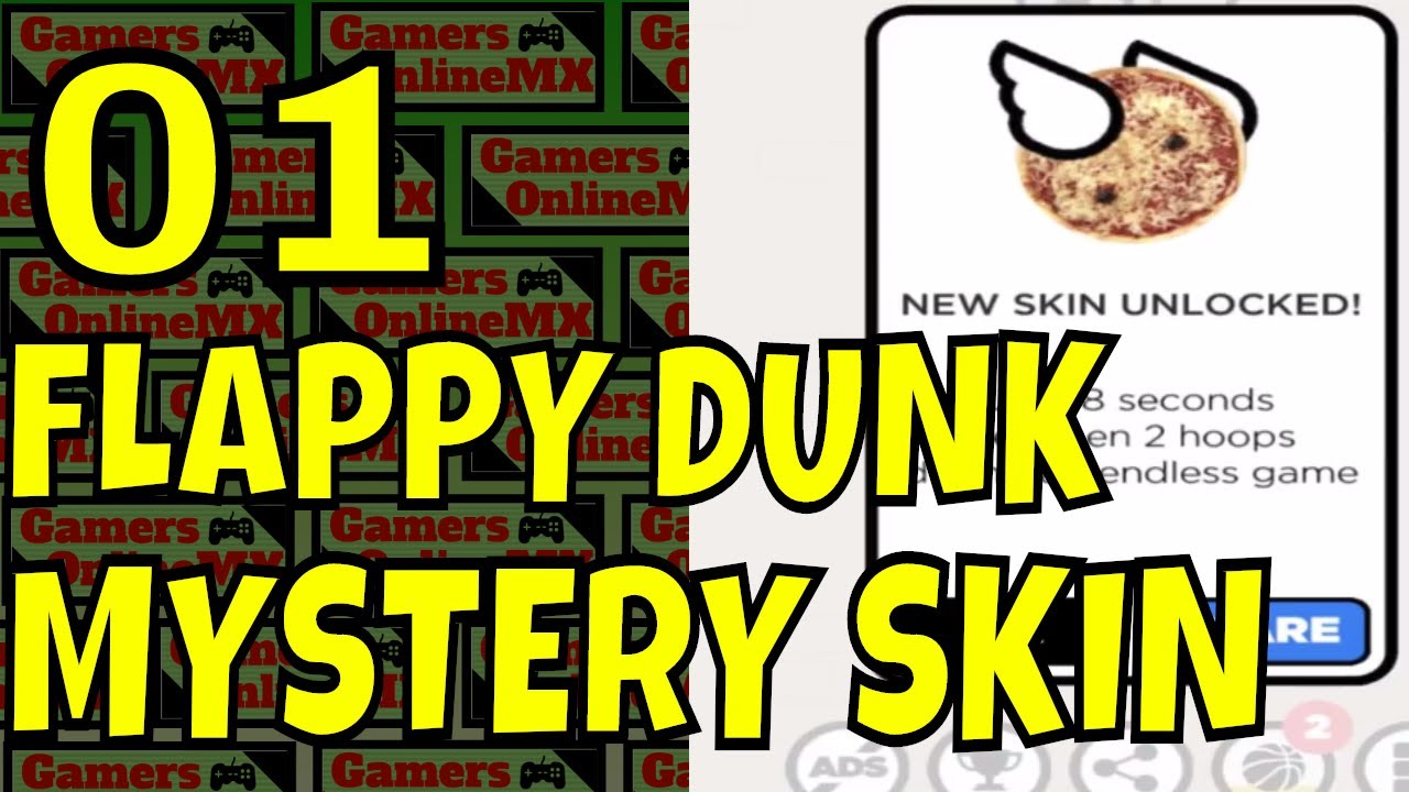 Como obtener Flappy Dunk Mystery Skin - Galleta - YouTube