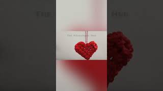 Macrame 3D Heart @themacramatichubmacrame