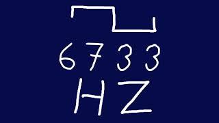 6733 Hz Square