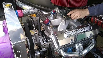 fresh built 406 brodix heads mother thumper cam. break in run